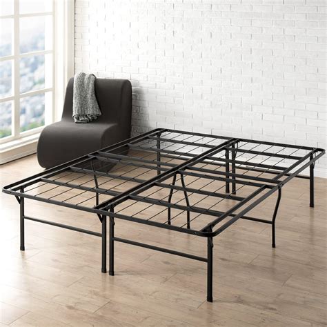 used metal bed frame for twin slats no box spring|double xl bed frame.